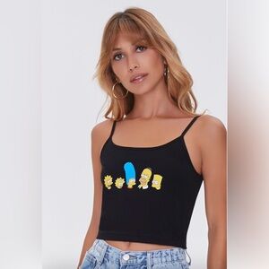 F21-The Simpsons Tank Top Size Medium- NWT